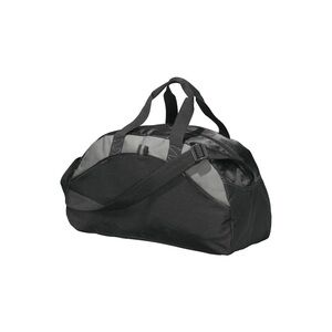 NWOT Black Polyester Canvas Duffel Bag